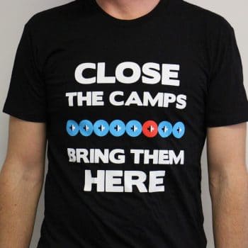 Close-the-camps-tshirt-FRONT-350x350